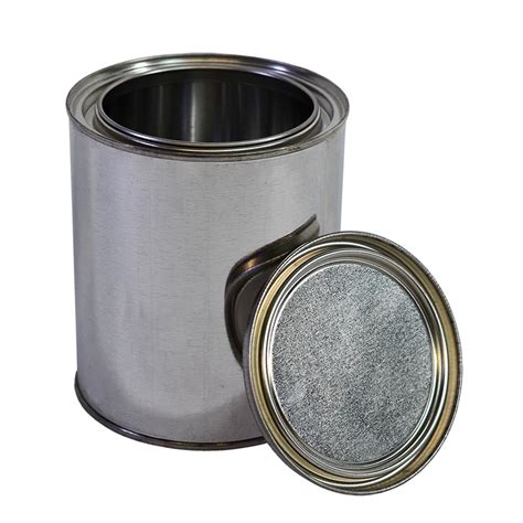 tin metal box paint|empty metal quart paint cans.